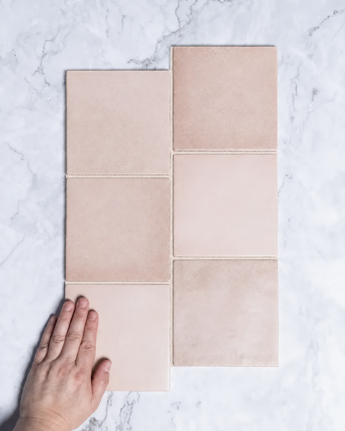Rimtou Dusty Pink Matt Tile 132x132mm
