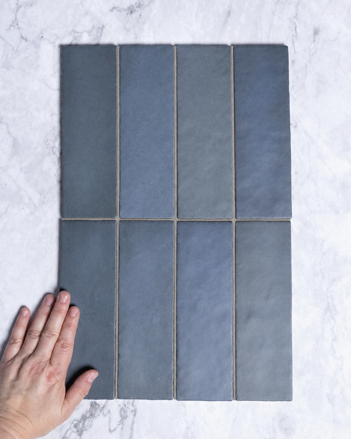 Rimtou Deep Blue Subway Matt Tile 65x200mm