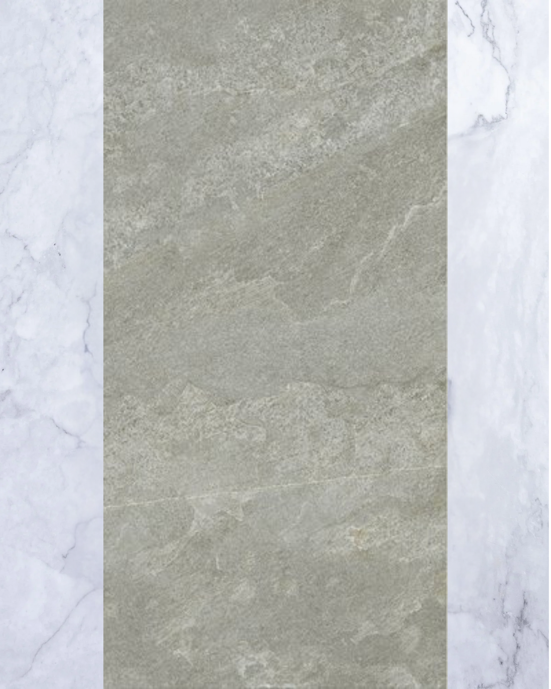 Arkiquartz Titanium Stone Look Italian Porcelain Tile 600x1200mm tile - Tile Touch