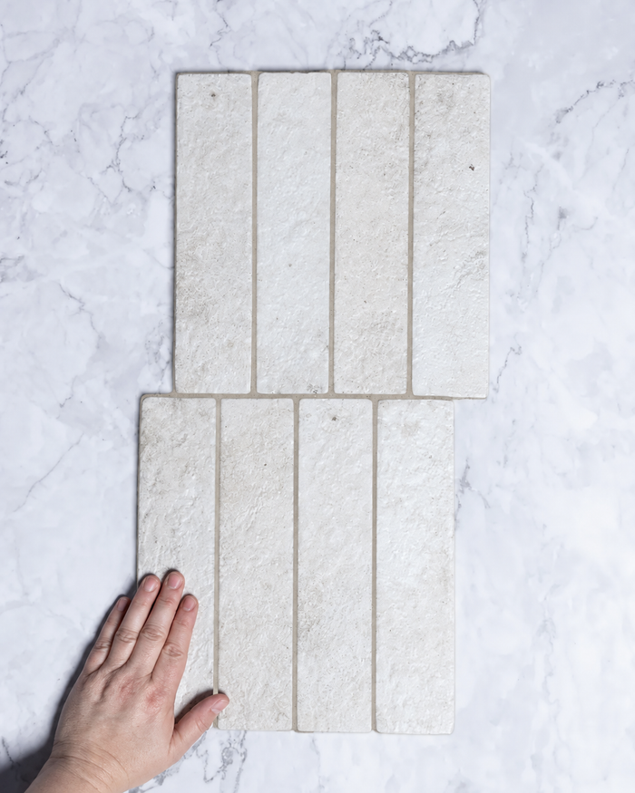 Ashcroft White Brick Look Italian Porcelain Tile 60 x 250mm