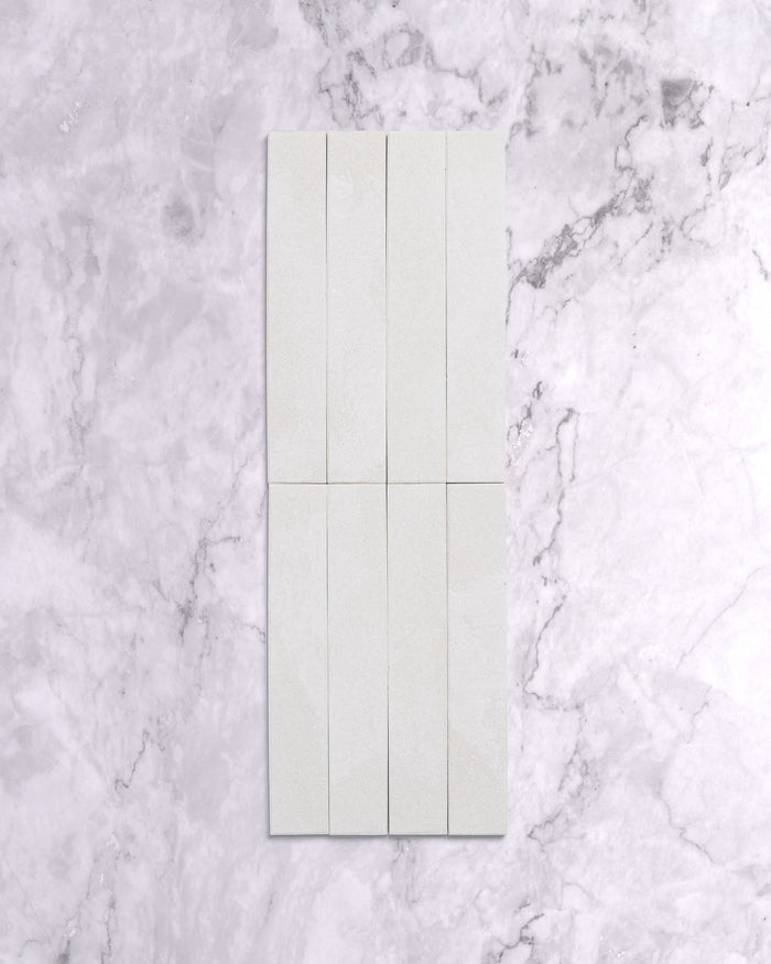 Boas White Japanese Brick Tile tile - Tile Touch