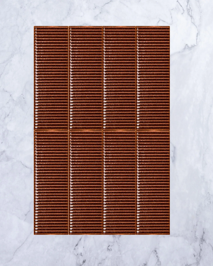Yuki Ribbed Saffron Dark 50x150mm
