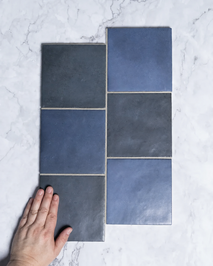 Rimtou Deep Blue Matt Tile 132x132mm