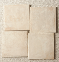 Petite Avorio 200x200mm tile, view 2 - Tile Touch