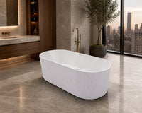 Oasis Gloss White Bath tile, view 8 - Tile Touch