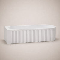 Cassia Matt White Bath - view 2