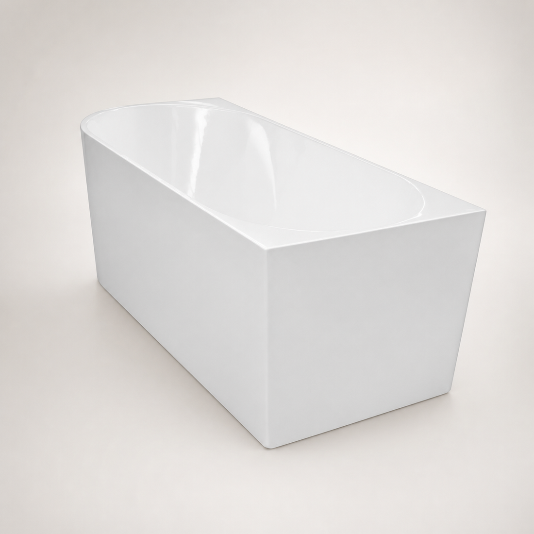 Como Gloss White Bath - view 1