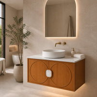 Oriana Matt Oak tile, view 3 - Tile Touch