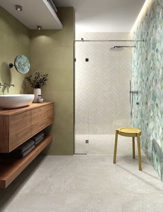 Arkiquartz Artic Stone Look Italian Brick Subway Tile 75x300mm