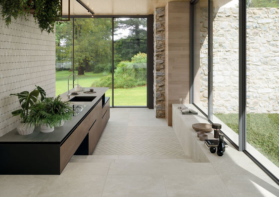 Arkiquartz Artic Stone Look Italian Porcelain Tile 600x600mm