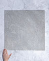 Arkiquartz Titanium Stone Look Italian Porcelain Tile 600x600mm