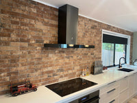 Ashcroft Red Brick Look Italian Porcelain Tile 60 x 250mm tile, view 6 - Tile Touch