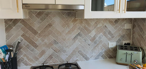 Ashcroft White Brick Look Italian Porcelain Tile 60 x 250mm