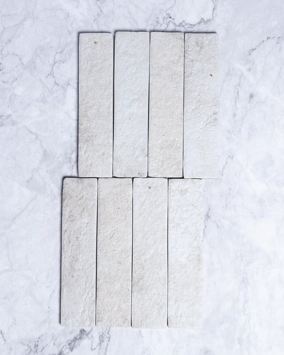 Ashcroft White Brick Look Italian Porcelain Tile 60 x 250mm