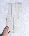 Ashcroft White Brick Look Italian Porcelain Tile 60 x 250mm