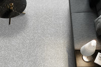 Bourke Grey Terrazzo Look Porcelain Tile Matt 600x600mm tile, view 6 - Tile Touch