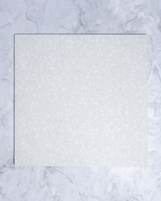 Bourke White Terrazzo Look Porcelain Tile Matt 600x600mm