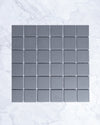 Bridges Charcoal Unglazed Square Mosaic Tile 48x48mm