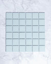 Bridges Duck Egg Blue Unglazed Full Body Porcelain Square Mosaic Tile 48 x 48mm