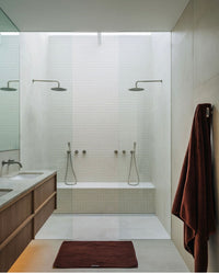 Bridges Ivory Unglazed Full Body Porcelain Square Mosaic Tile 48 x 48mm tile, view 4 - Tile Touch