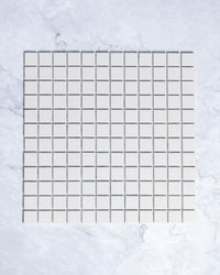 Bridges MINI Ivory Unglazed Square Mosaic Tile 23x23mm tile, view 2 - Tile Touch