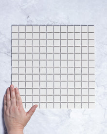  Bridges MINI Ivory Unglazed Square Mosaic Tile 23x23mm