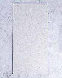 Burrows Blanc White Terrazzo Look Porcelain Tile 300x600mm tile, view 2 - Tile Touch