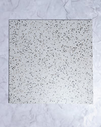 Burrows White Terrazzo Look Porcelain Tile Finish 600 x 600mm tile, view 2 - Tile Touch