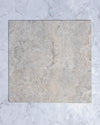 Burton Silver Travertine Look Porcelain Tile 600x600mm