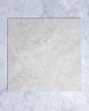 Burton White Travertine Look Porcelain Tile 600x600mm