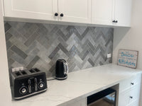 Collie Artisanal Grey Gloss Zellige Look Spanish Subway Tile tile, view 4 - Tile Touch