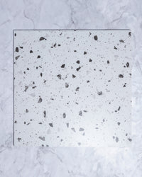 Desmond White Terrazzo Look Porcelain Tile 600x600mm tile, view 2 - Tile Touch