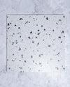 Desmond White Terrazzo Look Porcelain Tile 600x600mm