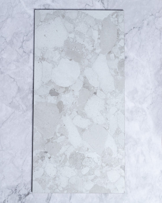 Diara Ceppo Di Gre Stone Look Italian Porcelain Tile Ivory 300x600mm