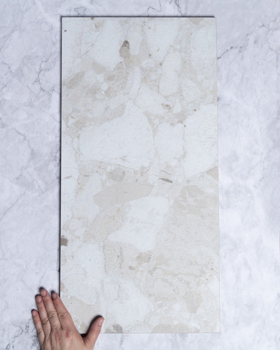 Diara Ceppo Di Gre Stone Look Italian Porcelain Tile Pearl 300x600mm