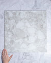 Diara Ceppo Di Gre Stone Look Italian Porcelain Tile Ivory 600x600mm