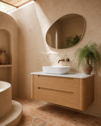 Astoria Matt Oak tile, view 3 - Tile Touch