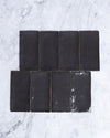 Exville Charcoal Gloss Spanish Tile 75x150mm