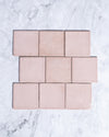 Exville Dusty Pink Gloss Spanish Tile 100x100mm