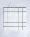 Fairway Small Plain White Gloss Square Mosaic 48x48mm