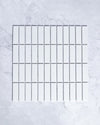 Fairway Mini Plain White Matt Rectangle Finger Mosaic Tile 23x73mm