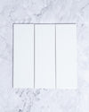 Lyons Pure White Ceramic Wall Tiles Gloss 100x300mm