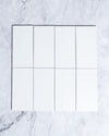 Florence White Matt Subway Tile 75 x 150mm