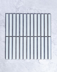 Gracemere Bone White Speckle Gloss Concave Kit Kat Finger Mosaic Tile tile, view 2 - Tile Touch