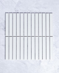 Gracemere White Gloss Concave Kit Kat Finger Mosaic Tile tile, view 2 - Tile Touch