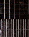 Kazoku Hatsu Square Espresso Burgundy Japanese Hand Crafted Kit Kat Mosaic Tile 72x72mm