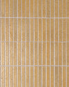 Kazoku Hatsuborder Wheat Mustard Japanese Hand Crafted Kit Kat Mosaic Tile 23x152mm