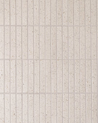Hatsuborder White Speckle Japanese Hand Crafted Kit Kat Mosaic Tile 23x152mm tile, view 4 - Tile Touch