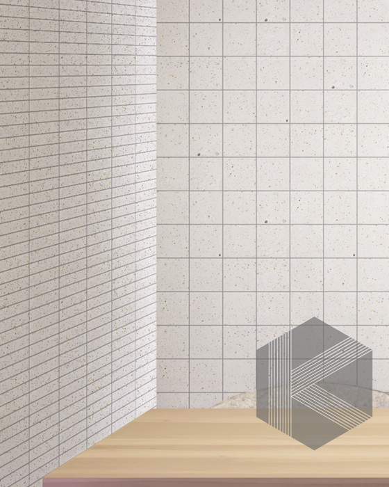 kle Japanese Hand Crafted Kit Kat Mosaic Tile 23x152mm Installation Close 2