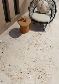 I Cocci Siciliani Bianco Italian Terrazzo Matt Porcelain Tile 604x604mm tile, view 5 - Tile Touch